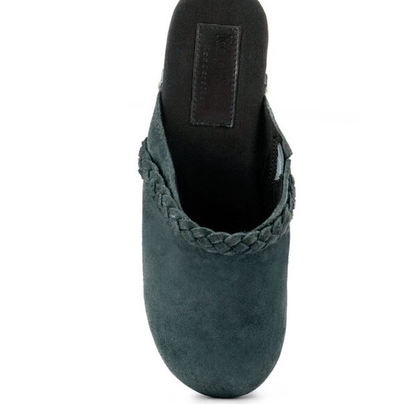 INCA Fine Suede Leather Clogs Grey Size 8 - Picture 4 of 6